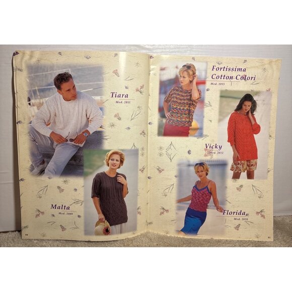 Schoeller Esslinger Knitting Pattern Book Sweaters Spring Summer Collection 1997 - Picture 3 of 3